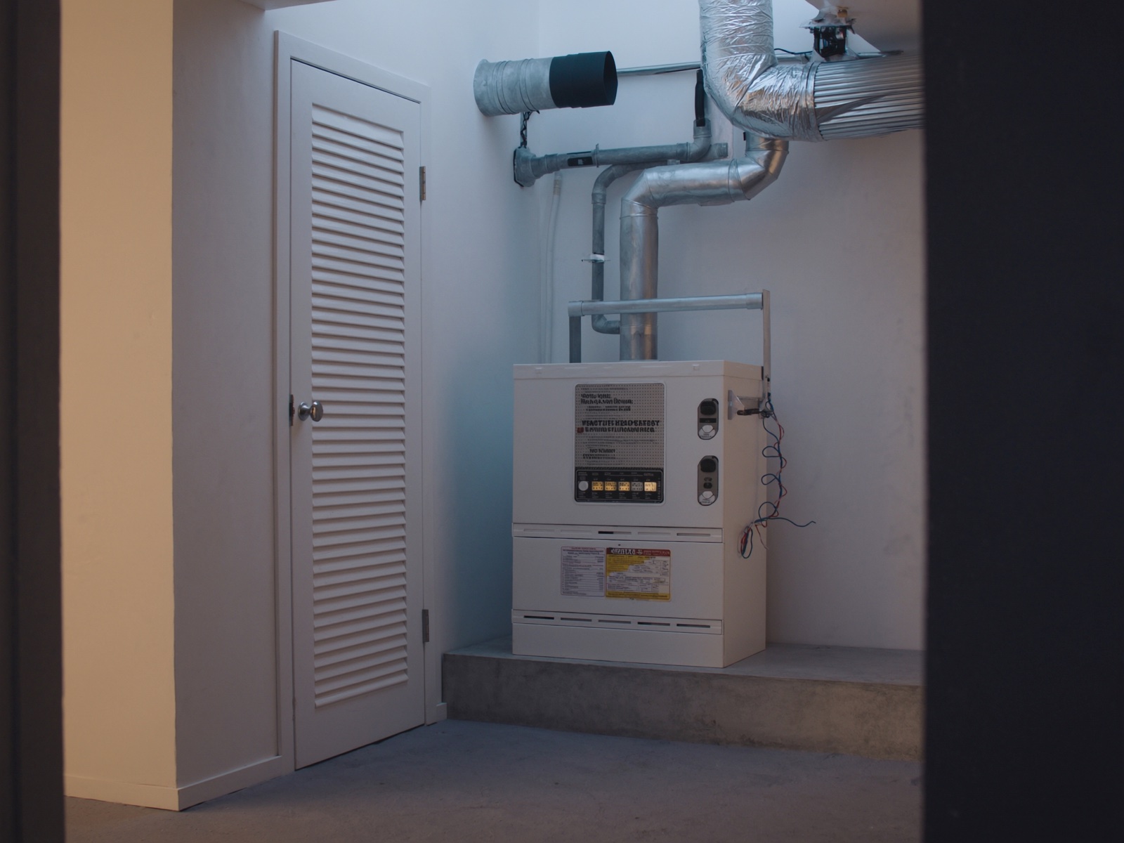 High-efficiency furnace installation, Allen, TX