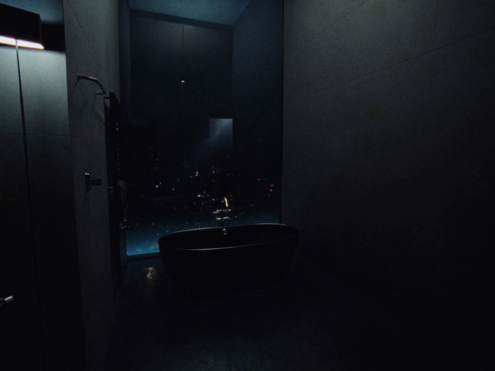 Primary bath with matte black fixtures, Benbrook, TX
