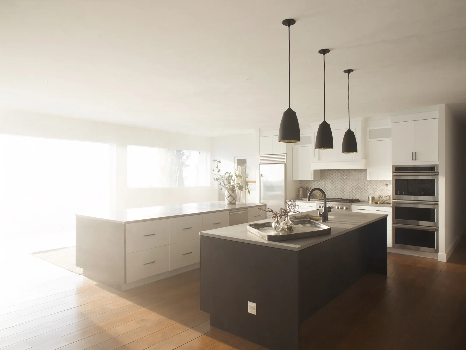 Full kitchen remodel, new cabinetry and flooring