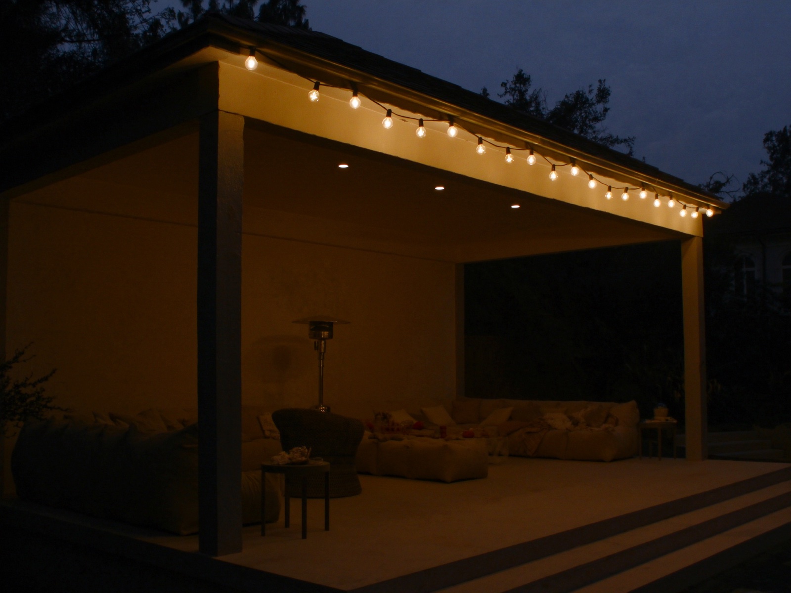 Covered poolside cabana, Colleyville, TX